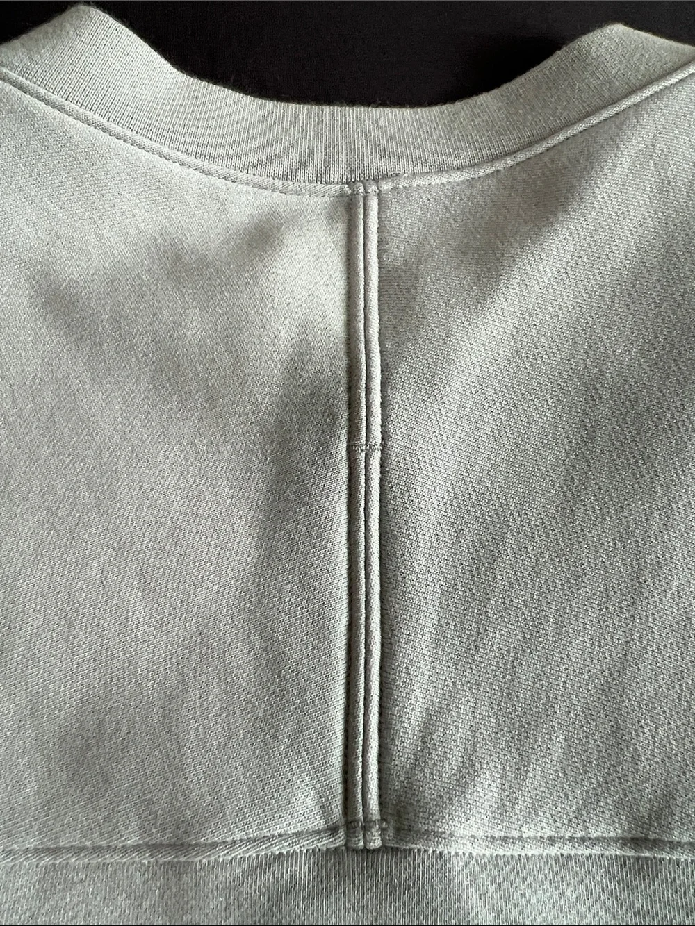 lululemon athletica Light Gray Crewneck Sweatshirt with Chest Logo